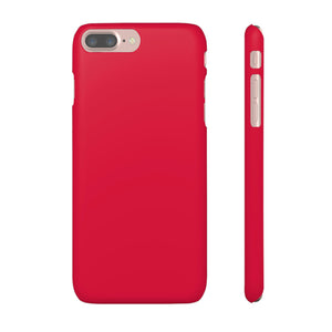 Crimson Red iPhone Case (Slim) iPhone 7 Plus Matte Phone Case