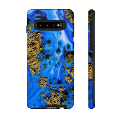 Blue River Ink Art Android Case (Protective) Samsung Galaxy S10 Matte Phone Case