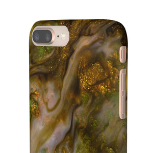 Smaragd Green Ink Art iPhone Case (Slim) Phone Case