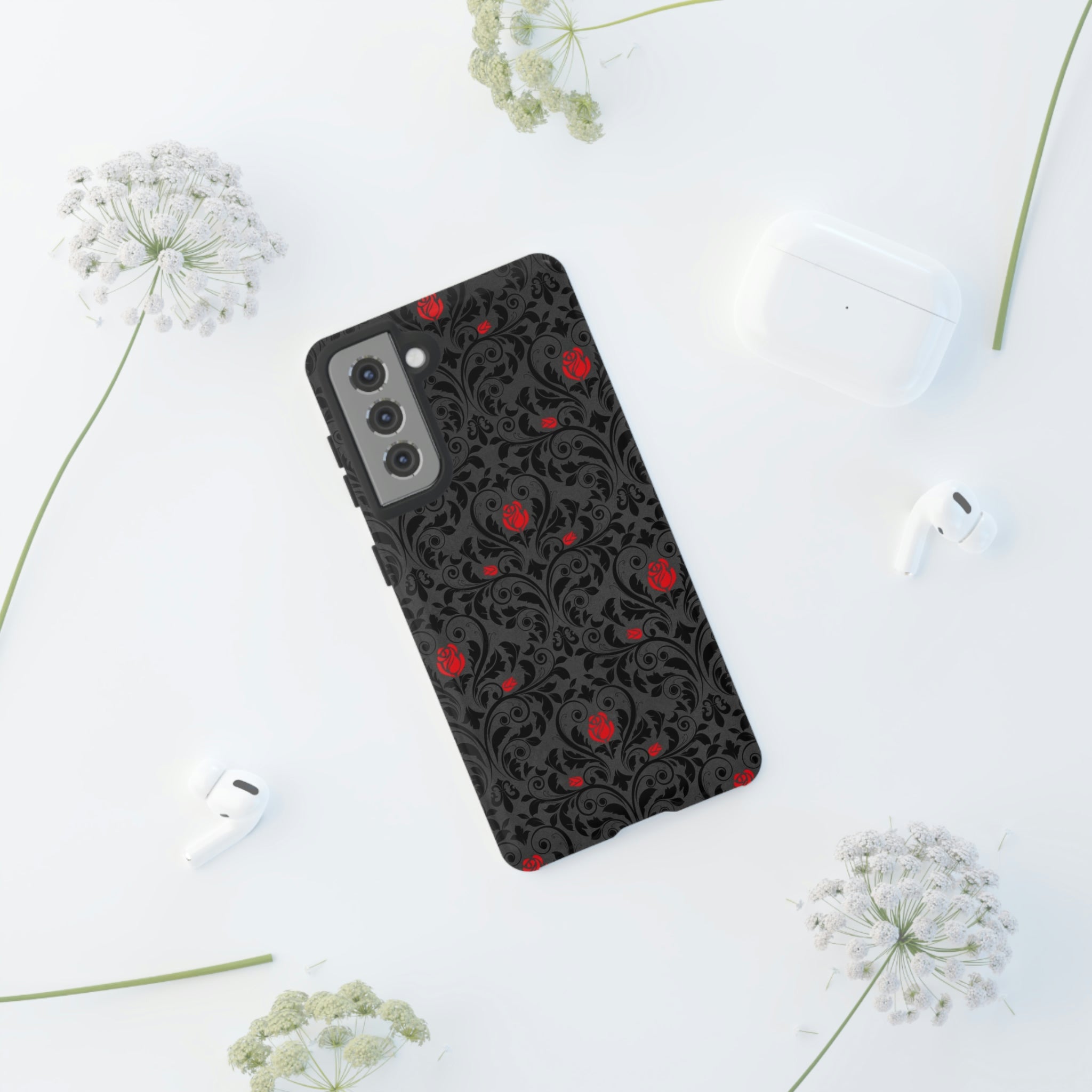 Angerunge Gothic Flower Samsung Case (Protective) Phone Case