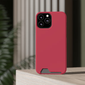 Brick Red iPhone Case (Card) Phone Case