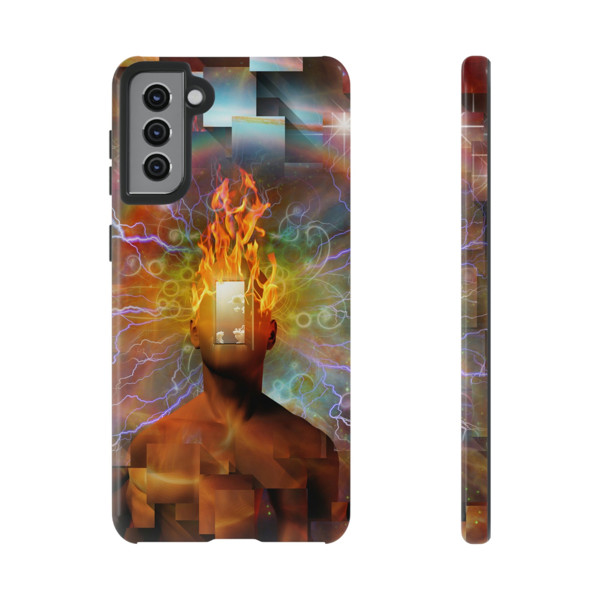 Burning Mind Android Case (Protective) Samsung Galaxy S21 Plus Glossy Phone Case