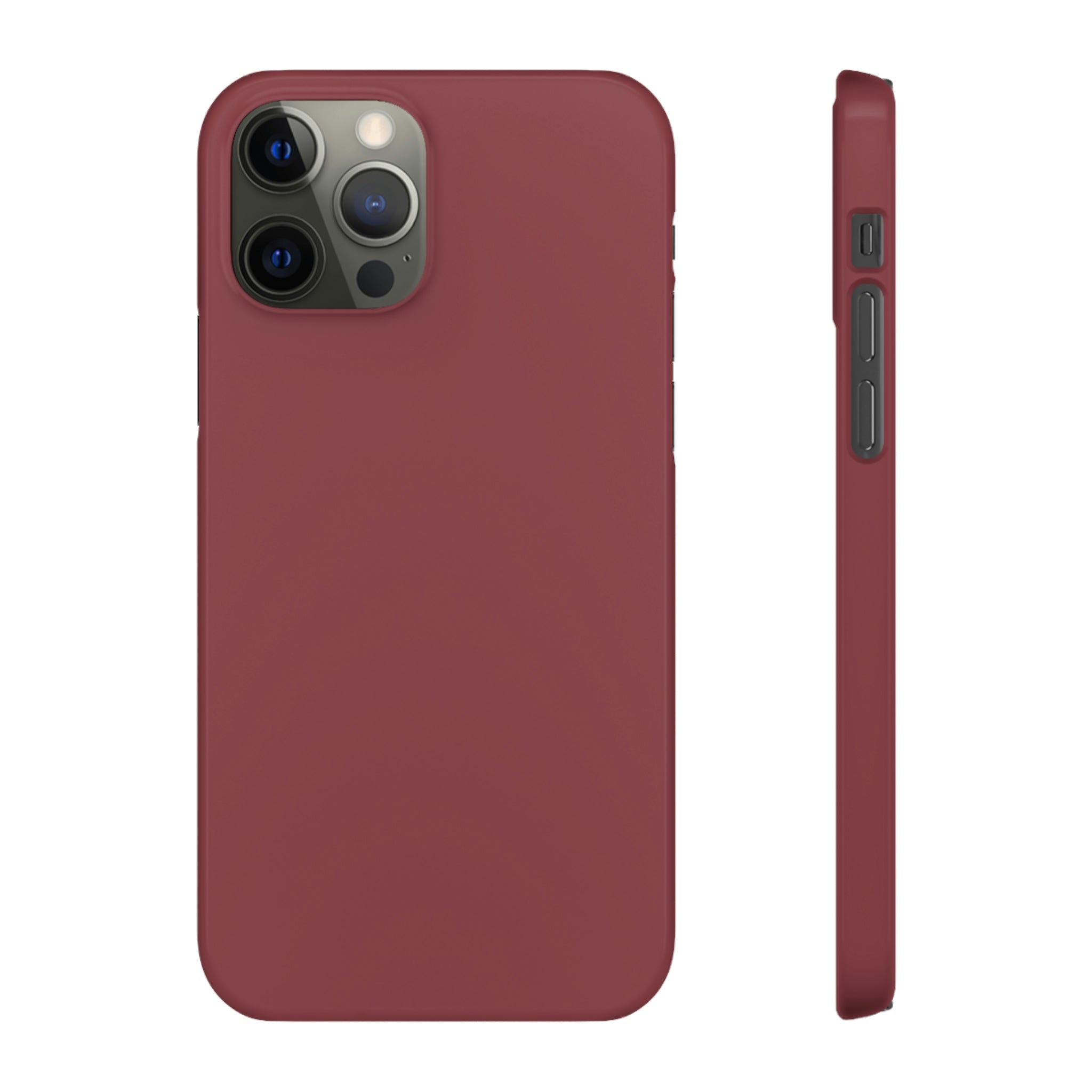 Cordovan Purple iPhone Case (Slim) iPhone 12 Pro Glossy Phone Case