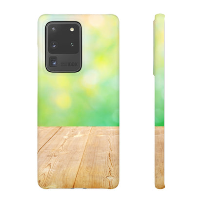 Summer Background With Wooden Pier Samsung/iPhone (Slim) Phone Case