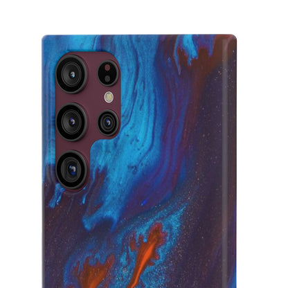 Orange Flame Ink Art Android Case (Slim) Phone Case