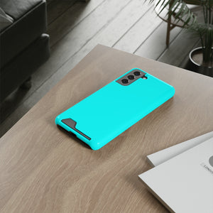 Cyan Samsung Case (Card) Phone Case