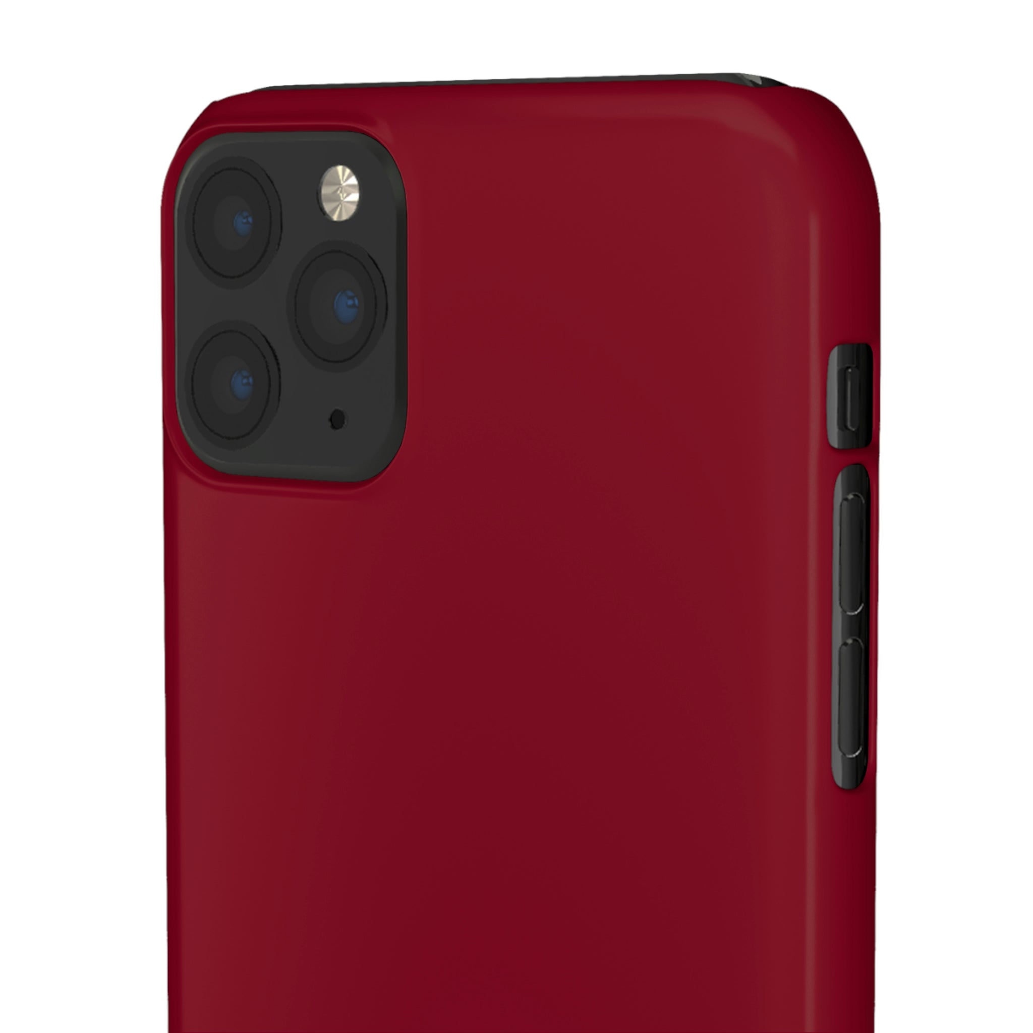 Burgundy Red iPhone Case (Slim) Phone Case