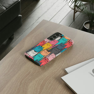 Colorful Cats Android Case (Protective) Phone Case