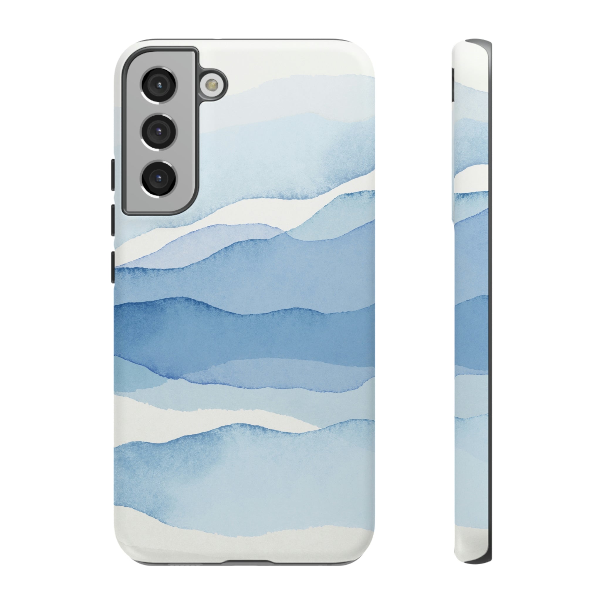 Pastel Blue Android Case (Protective) Samsung Galaxy S22 Plus Matte Phone Case