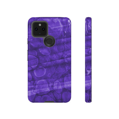 Purple Ebru Art Android Case (Protective) Google Pixel 5 5G Glossy Phone Case