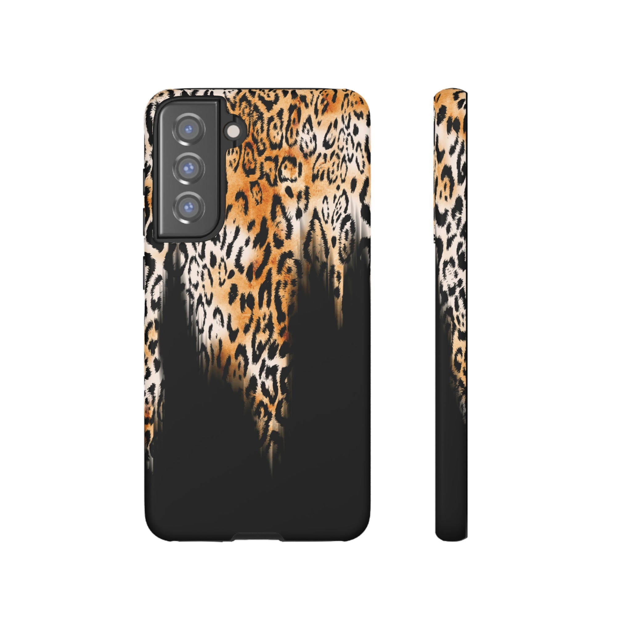 Leopard Print Android Case (Protective) Samsung Galaxy S21 FE Matte Phone Case