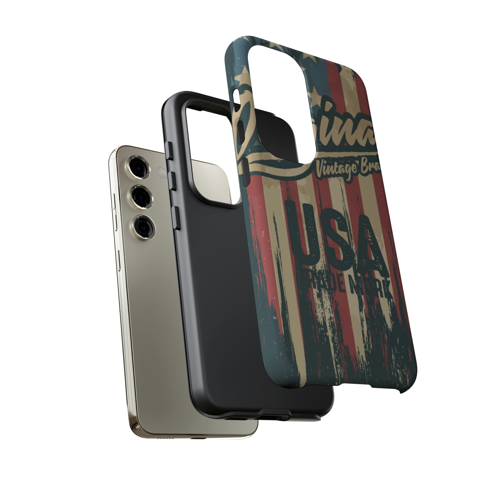 American Vintage Flag Android Case (Protective) Phone Case