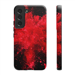 Red Explosion Andriod Case (Protective) Samsung Galaxy S22 Matte Phone Case