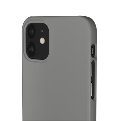 Battleship Gray iPhone Case (Slim) Phone Case