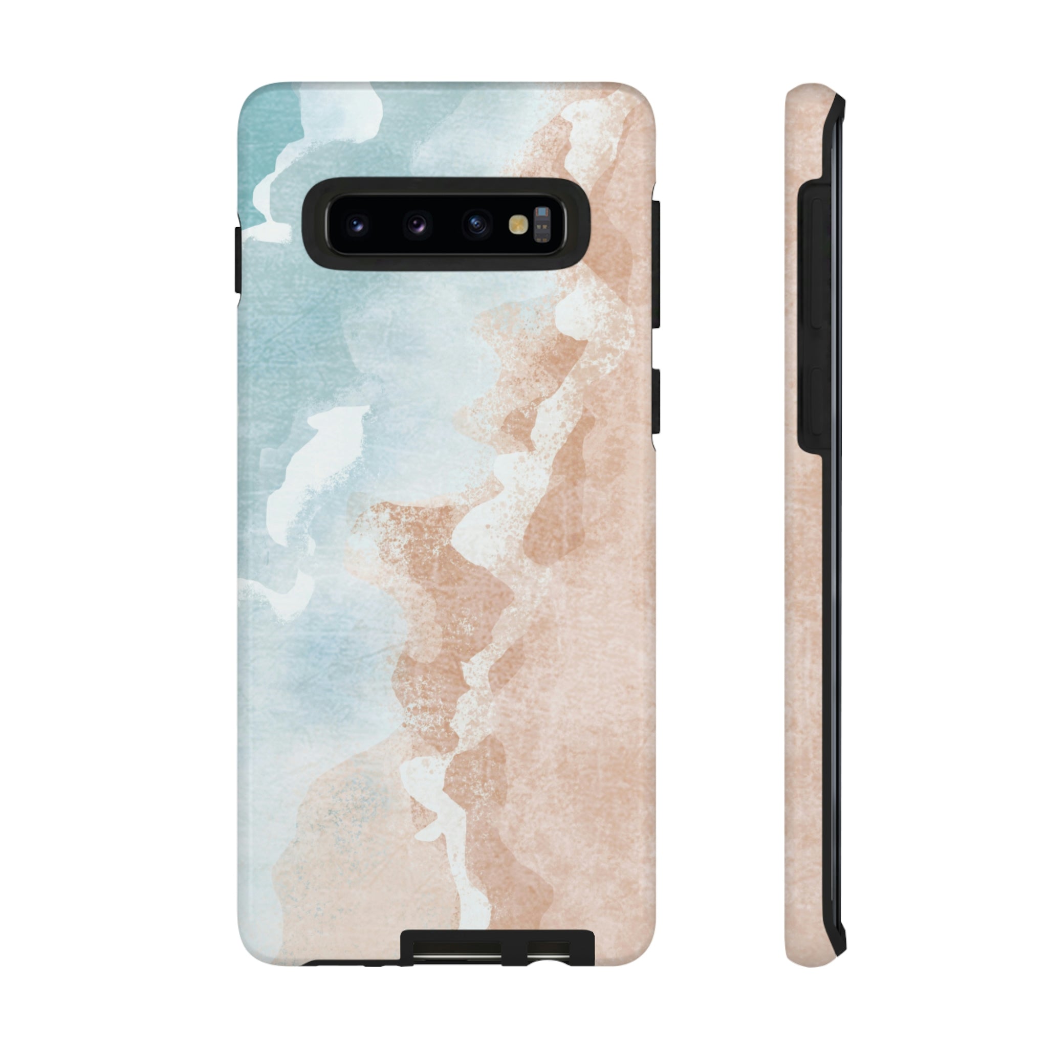 Boho Sea Beach Android Case (Protective) Samsung Galaxy S10 Glossy Phone Case