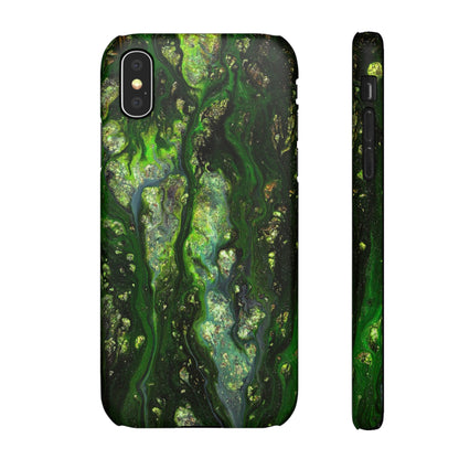 Smaragd Jewel Ink Art iPhone Case (Slim) iPhone X Matte Phone Case