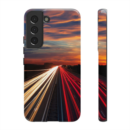 City Lights Android Case (Protective) Samsung Galaxy S22 Glossy Phone Case