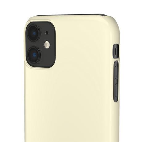 Cornsilk White iPhone Case (Slim) Phone Case