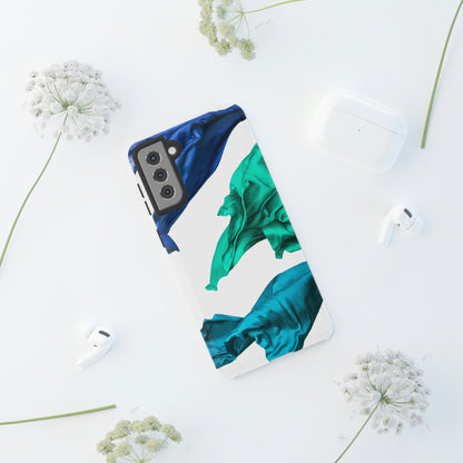 Blue Velvet Fabric Android Case (Protective) Phone Case