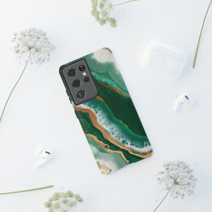 Green & Gold Epoxy Android Case (Protective) Phone Case