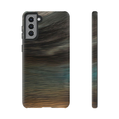 Brush Strokes Ink Art Android Case (Protective) Samsung Galaxy S21 Plus Glossy Phone Case