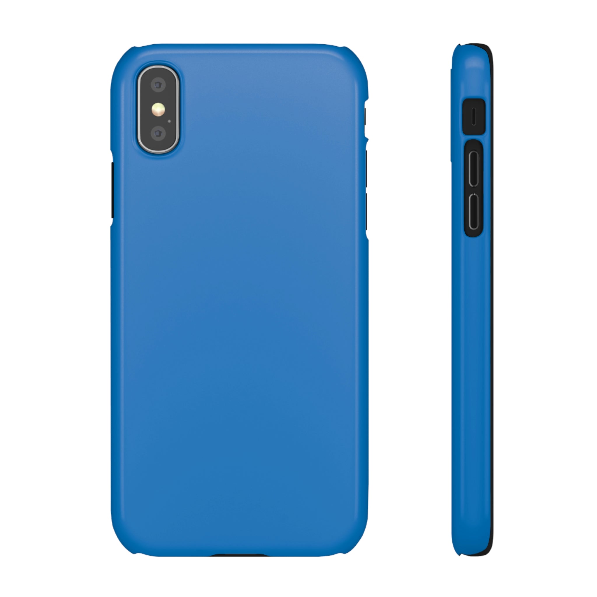 French Blue iPhone Case (Slim) iPhone XS Glossy Phone Case