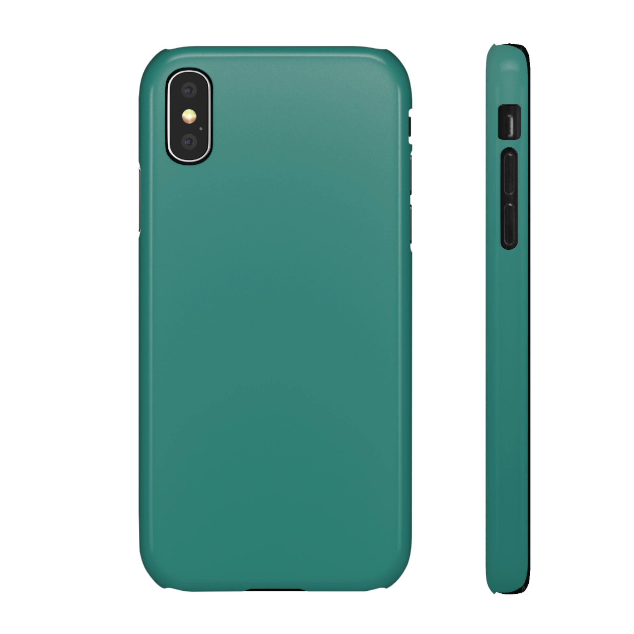 Celadon Green iPhone Case (Slim) iPhone X Glossy Phone Case