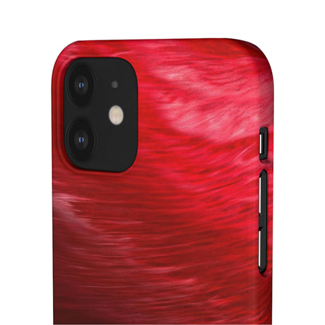 Red Feather Ink Art iPhone Case (Slim) Phone Case