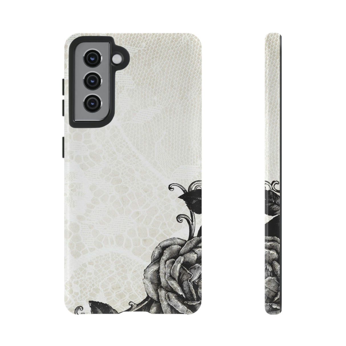 Rosett Gothic Flower Samsung Case (Protective) Samsung Galaxy S21 Glossy Phone Case