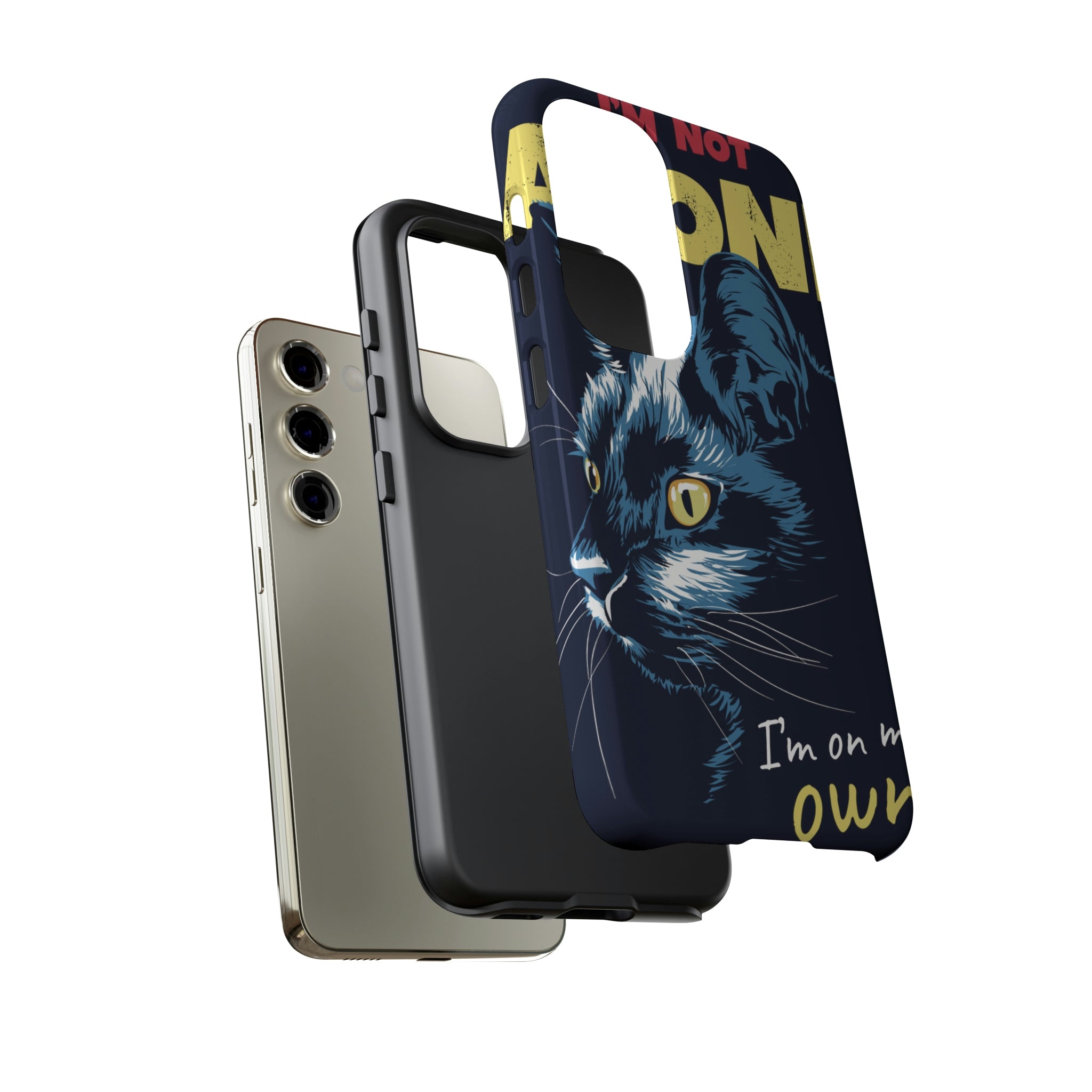 Black Cat Poster Android Case (Protective) Phone Case