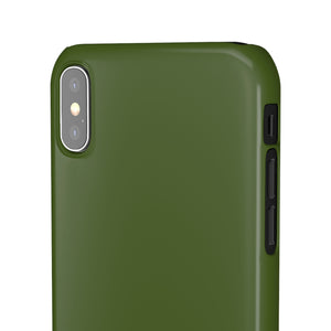 Dark Moss Green iPhone Case (Slim) Phone Case