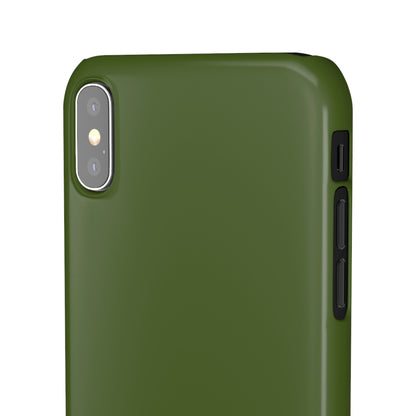 Dark Moss Green iPhone Case (Slim) Phone Case