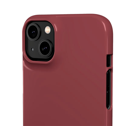 Cordovan Purple iPhone Case (Slim) Phone Case