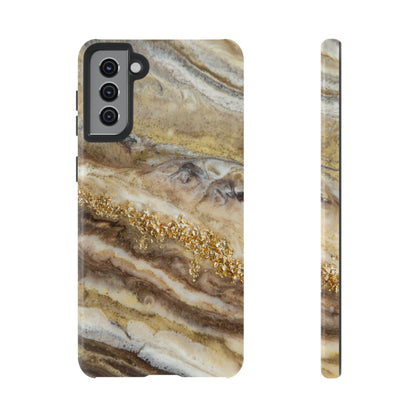 Gold Epoxy Android Case (Protective) Samsung Galaxy S21 Plus Glossy Phone Case