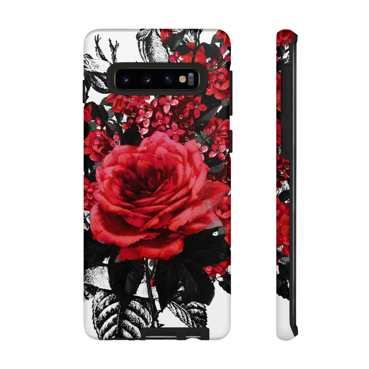 Rola Gothic Flower Samsung Case (Protective) Samsung Galaxy S10 Matte Phone Case