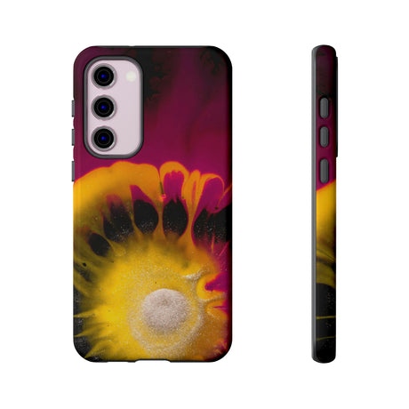 Deep Purple Ink Art Android Case (Protective) Samsung Galaxy S23 Plus Glossy Phone Case