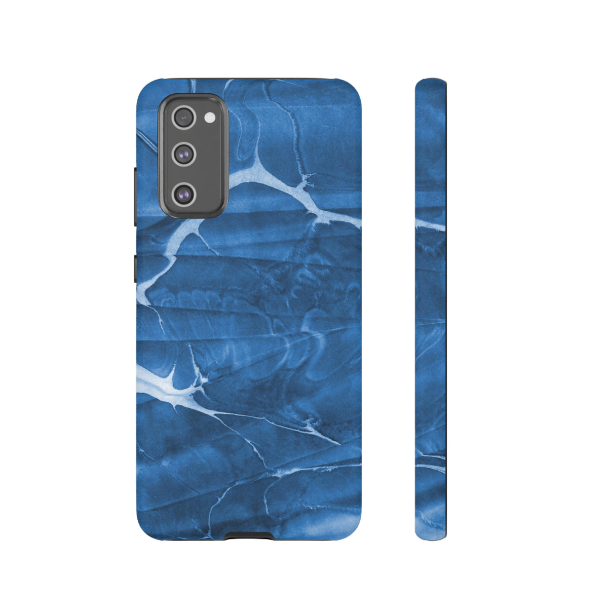 Ebru Blue Android Case (Protective) Samsung Galaxy S20 FE Matte Phone Case