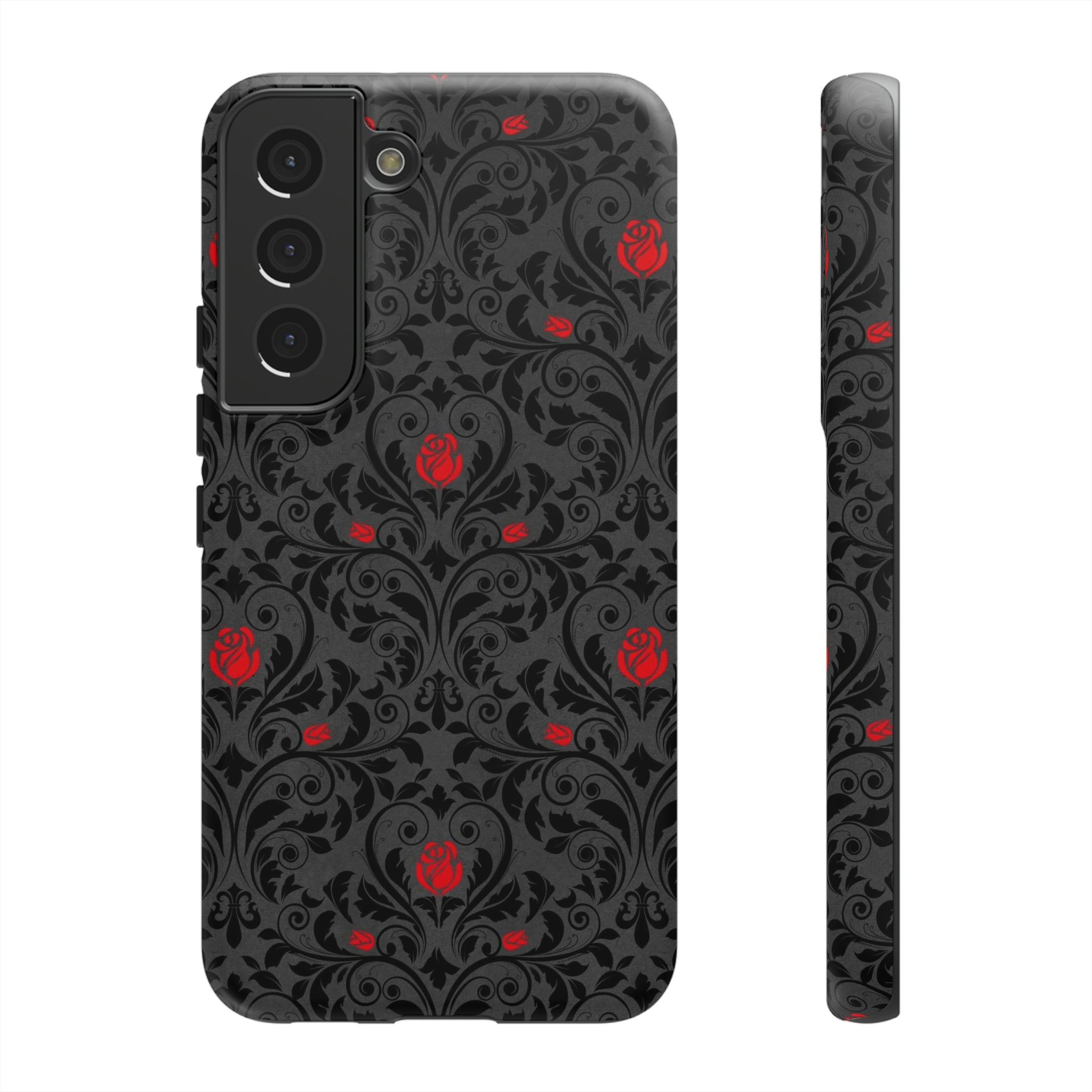 Angerunge Gothic Flower Samsung Case (Protective) Samsung Galaxy S22 Matte Phone Case