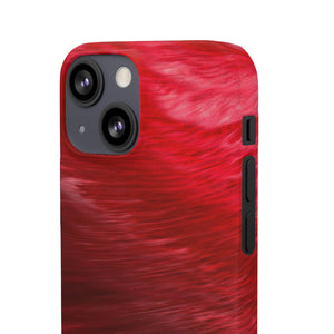 Red Feather Ink Art iPhone Case (Slim) Phone Case