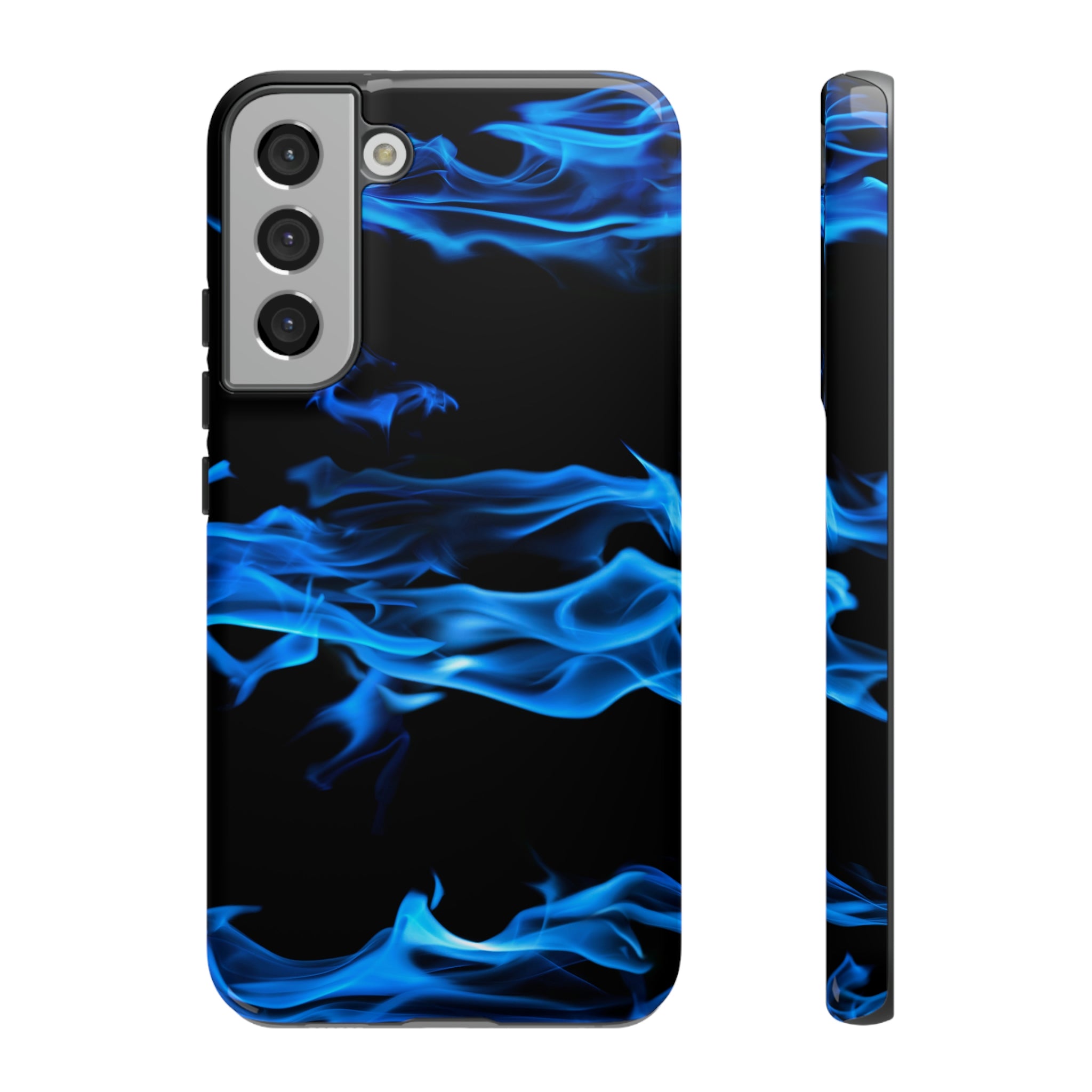 Blue Flames Club Android Case (Protective) Samsung Galaxy S22 Plus Glossy Phone Case