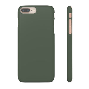 Ebony Green iPhone Case (Slim) iPhone 8 Plus Matte Phone Case