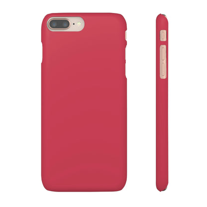 Brick Red iPhone Case (Slim) iPhone 8 Plus Matte Phone Case