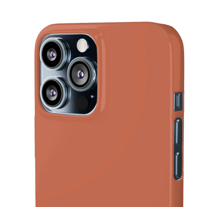 Copper Red iPhone Case (Slim) Phone Case