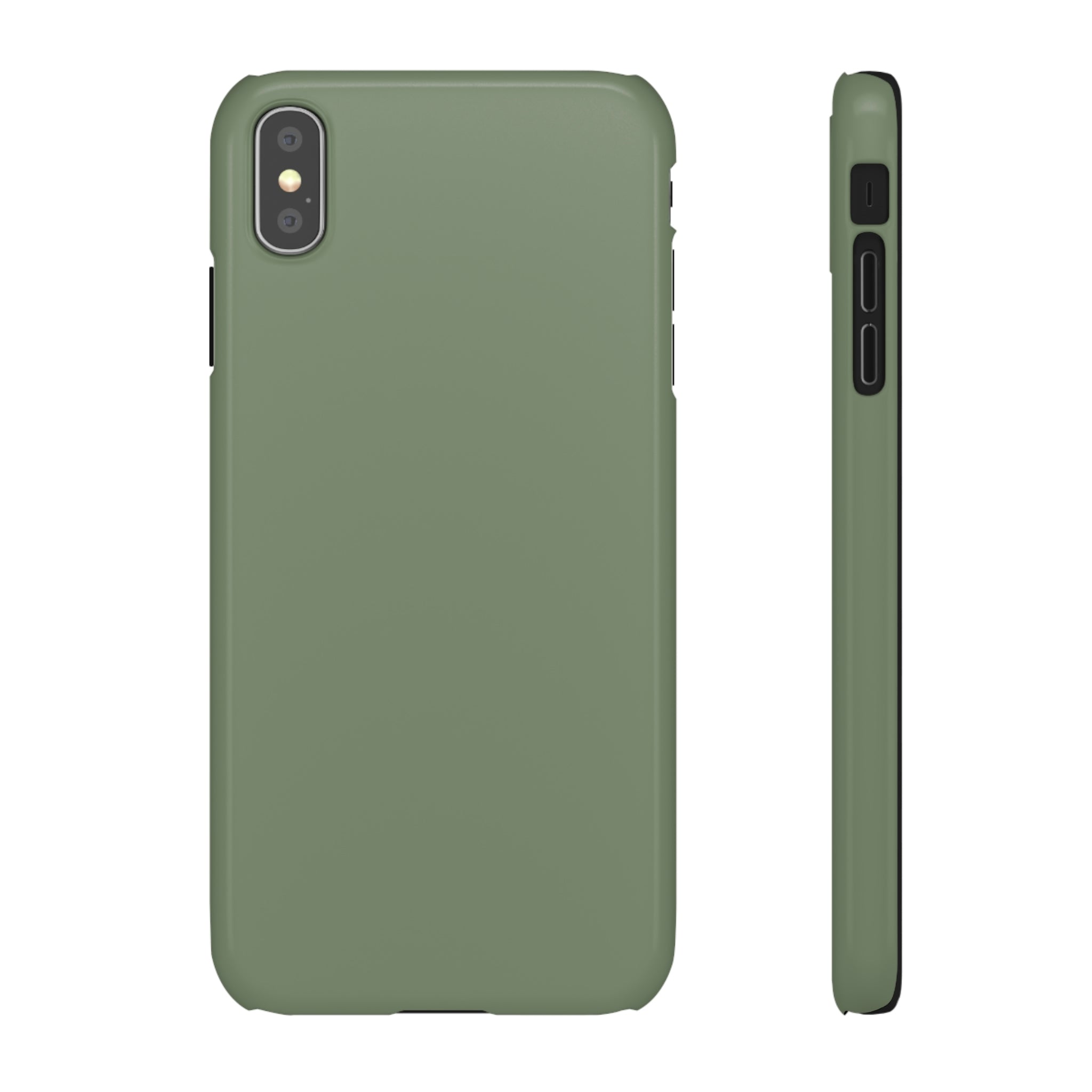 Camouflage Green iPhone Case (Slim) iPhone XS MAX Glossy Phone Case