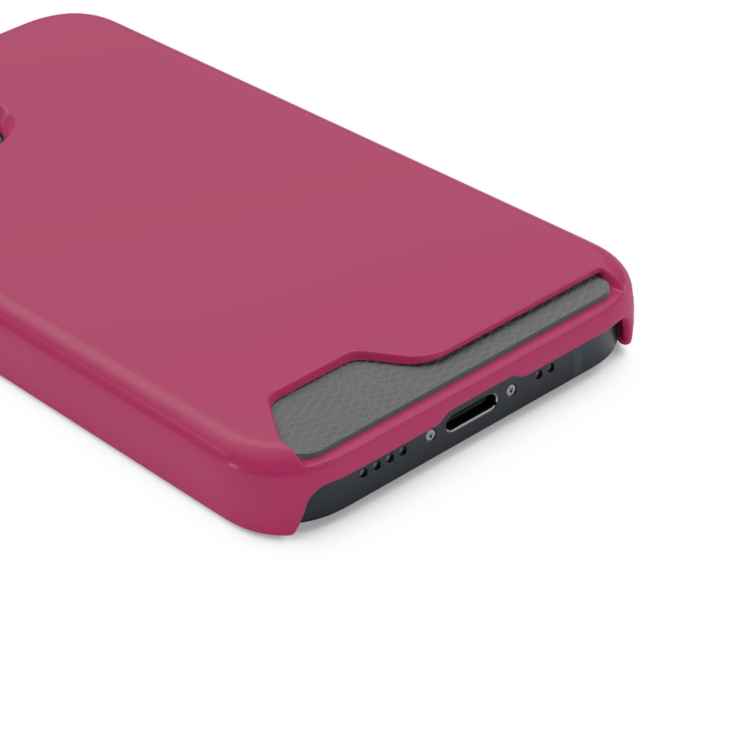 Maroon iPhone Case (Card) Phone Case