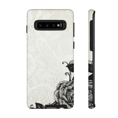 Rosett Gothic Flower Samsung Case (Protective) Samsung Galaxy S10 Matte Phone Case