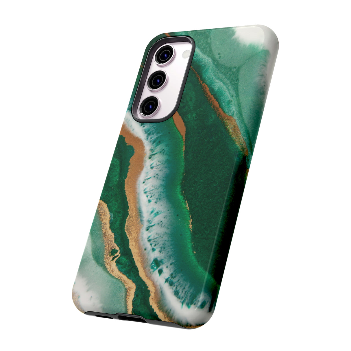 Green & Gold Epoxy Android Case (Protective) Phone Case