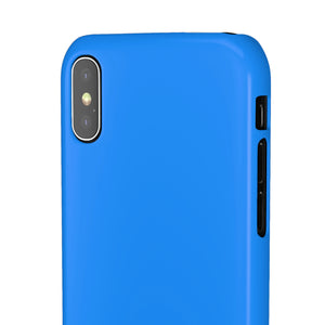 Dodger Blue iPhone Case (Slim) Phone Case