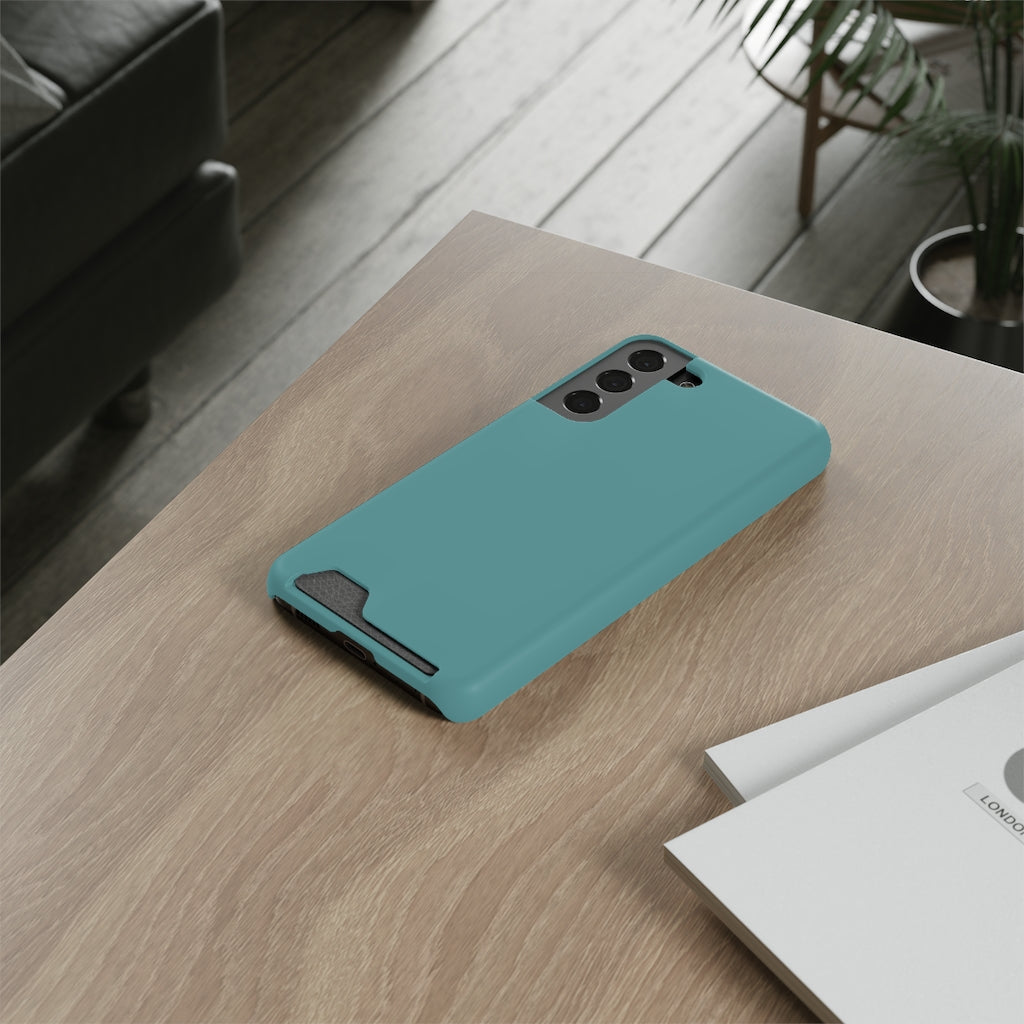 Cadet Blue Android Case (Card) Phone Case