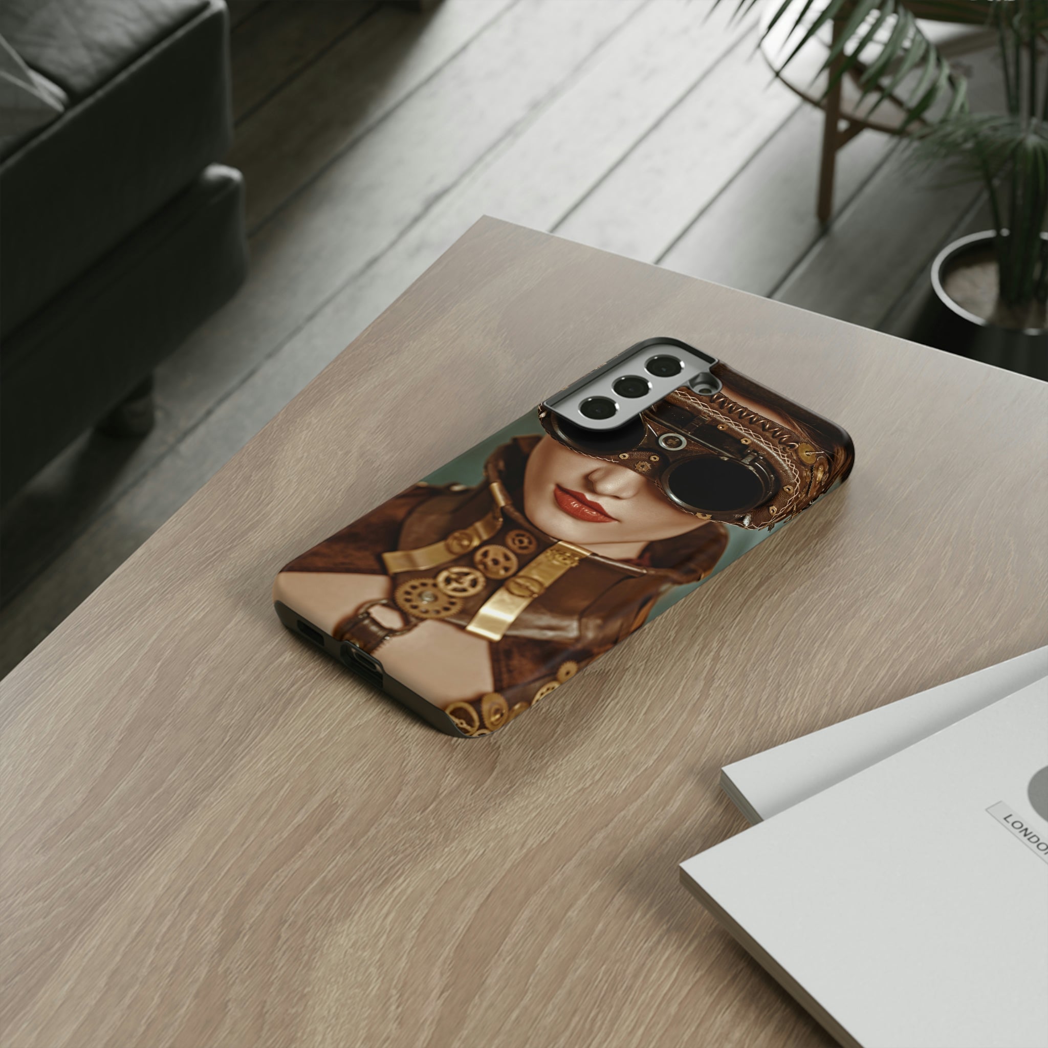 Steampunk Lady Android Case (Protective) Phone Case